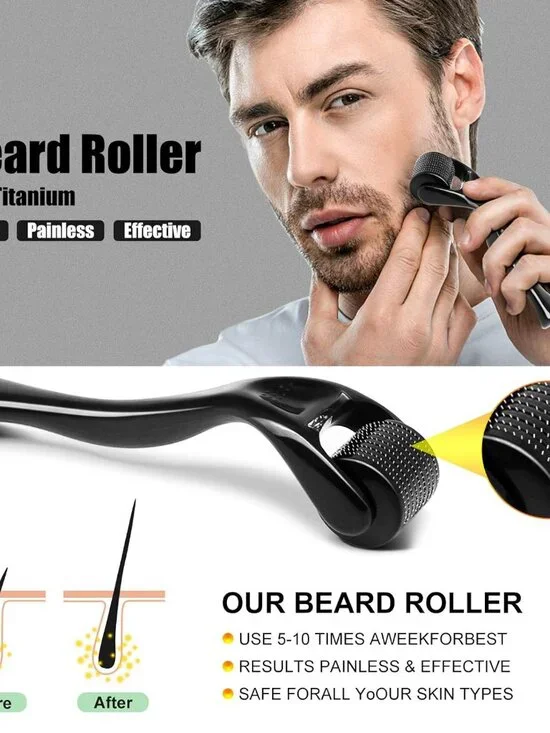 Beard Growth Kit, 5 pieces Promote Thicker and Healthier Beard - Picture 3 of 5